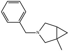 3-Azabicyclo[3.1.0]hexane, 1-methyl-3-(phenylmethyl)- Struktur