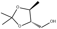 (4S,5S)-4-hydroxymethyl-2,2,5-trimethyl-1,3-dioxolane, (2S,3S) 4-desoxy-2,3-O-isopropylidene-threitol, (2S,3S)-2,3-(propane-2,2-dioxy)-1-butanol, (2S,3S)-2,3-isopropylidenedioxybutan-1-ol, 4-deoxy-2,3-O-isopropylidene-L-threitol, 4-deoxy-2,3-O-isopropylidene-L-threytol, isopropylidene-4-deoxy-L-threitol Struktur