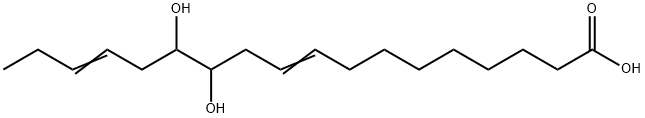 9,15-Octadecadienoic acid, 12,13-dihydroxy- Struktur