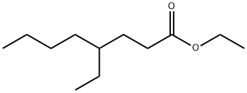 Octanoic acid, 4-ethyl-, ethyl ester Struktur