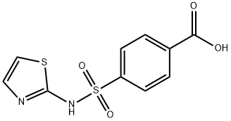 4-[(1,3-thiazol-2-yl)sulfamoyl]benzoic acid Struktur