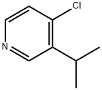 Pyridine, 4-chloro-3-(1-methylethyl)- Struktur