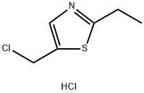 5-(chloromethyl)-2-ethyl-1,3-thiazole hydrochloride Structure