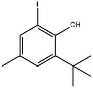 2-tert-Butyl-6-iodo-4-methyl-phenol Struktur