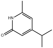 2(1H)-Pyridinone, 6-methyl-4-(1-methylethyl)- Struktur