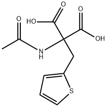 Propanedioic acid, 2-(acetylamino)-2-(2-thienylmethyl)-