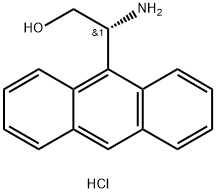 (2R)-2-AMINO-2-(9-ANTHRYL)ETHAN-1-OL HCl Struktur