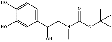 rac N-Boc Epinephrine Struktur