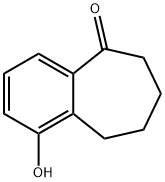 1-hydroxy-6,7,8,9-tetrahydro-5H-benzo[7]annulen-5-one Struktur