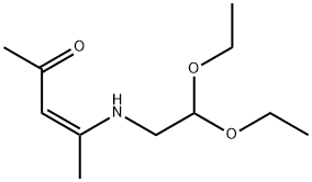 3-Penten-2-one, 4-[(2,2-diethoxyethyl)amino]-, (3Z)- Struktur