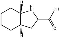 1H-Indole-2-carboxylic acid, octahydro-, (3aR,7aS)- Struktur