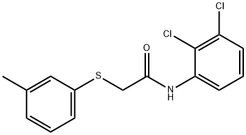 Acetamide, N-(2,3-dichlorophenyl)-2-[(3-methylphenyl)thio]- Struktur