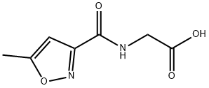 Glycine, N-[(5-methyl-3-isoxazolyl)carbonyl]- Struktur