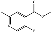 methyl 5-fluoro-2-methylisonicotinate Struktur