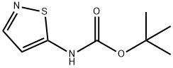 CarbaMic acid, N-5-isothiazolyl-,1,1- diMethylethyl ester Struktur