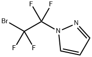 1H-Pyrazole, 1-(2-bromo-1,1,2,2-tetrafluoroethyl)- Struktur