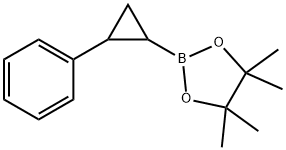 1,3,2-Dioxaborolane, 4,4,5,5-tetramethyl-2-(2-phenylcyclopropyl)- Struktur