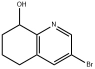 3-Bromo-5,6,7,8-tetrahydro-quinolin-8-ol Struktur