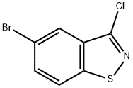 1,2-Benzisothiazole, 5-bromo-3-chloro- Struktur