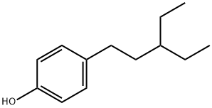 Phenol, 4-(3-ethylpentyl)- Struktur