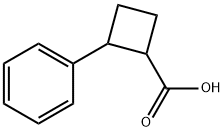 2-phenylcyclobutanecarboxylic acid Struktur