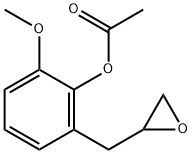 acetic acid [2-methoxy-6-(2-oxiranylmethyl)phenyl] ester