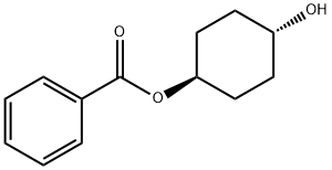 trans-(4-hydroxycyclohexyl) benzoate Struktur