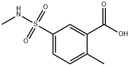 2-Methyl-5-(methylsulfamoyl)benzoic Acid Struktur