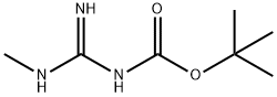 tert-butyl N-(N-methylcarbamimidoyl)carbamate Struktur