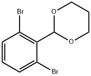 1,3-Dioxane, 2-(2,6-dibromophenyl)- Struktur