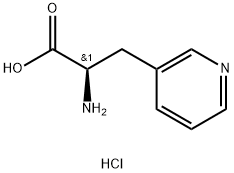 3-(3-吡啶基)-D-丙氨酸 鹽酸鹽, 93960-21-5, 結(jié)構(gòu)式