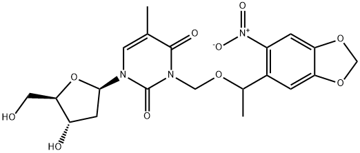 NPOM-Caged deoxythymidine Struktur