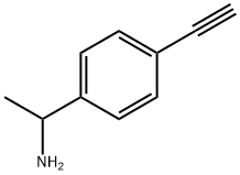 1-(4-ethynylphenyl)ethanamine Struktur