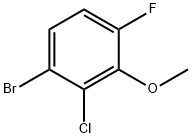 1-溴-2-氯-4-氟-3-甲氧基苯, 943830-24-8, 結(jié)構(gòu)式