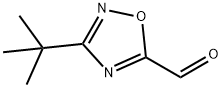 3-tert-butyl-1,2,4-oxadiazole-5-carbaldehyde Struktur