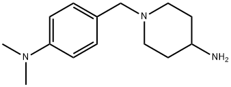 4-Piperidinamine, 1-[[4-(dimethylamino)phenyl]methyl]- Struktur