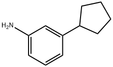 Benzenamine, 3-cyclopentyl- Struktur