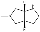 (3aR,6aR)-5-Methyloctahydropyrrolo[3,4-b]pyrrole Struktur