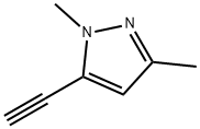 1H-Pyrazole, 5-ethynyl-1,3-dimethyl- Struktur