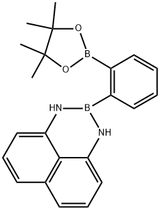 o-Benzenediboronic Acid Pinacol Ester, 1,8-Diaminonaphthalene, Protected Struktur