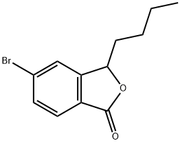 3-butyl-5-bromo-1(3H)-isobenzofuranone Struktur