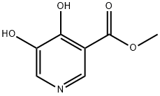 3-Pyridinecarboxylic acid, 4,5-dihydroxy-, methyl ester Struktur