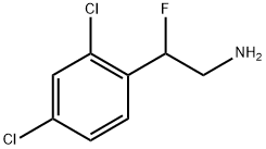 2-(2,4-DICHLOROPHENYL)-2-FLUOROETHAN-1-AMINE Struktur