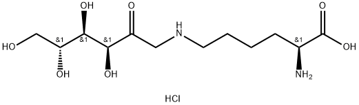 ε-N-Deoxyfructosyllysine dihydrochloride Struktur