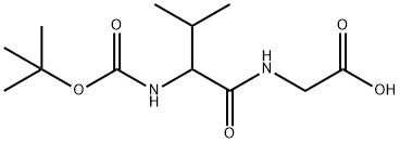 Glycine, N-(N-carboxy-DL-valyl)-, N-tert-butyl ester (6CI,7CI) Struktur