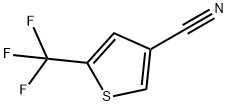 3-Thiophenecarbonitrile, 5-(trifluoromethyl)- Struktur