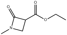 3-Azetidinecarboxylic acid, 1-methyl-2-oxo-, ethyl ester Struktur