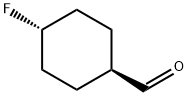 Cyclohexanecarboxaldehyde, 4-fluoro-, trans- Struktur