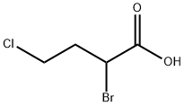 Butanoic acid, 2-bromo-4-chloro- Struktur