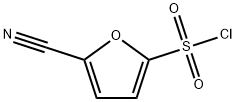 5-cyanofuran-2-sulfonyl chloride Struktur